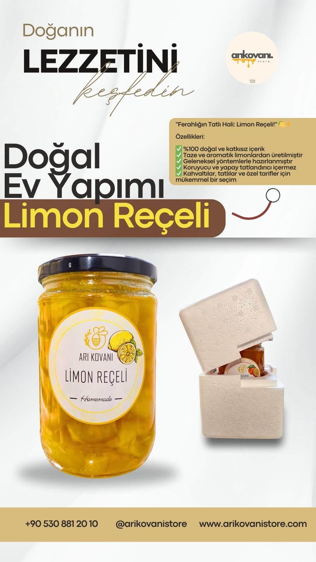 Ev Yapımı Doğal Reçel Çeşitleri (900gr) - arikovanistore