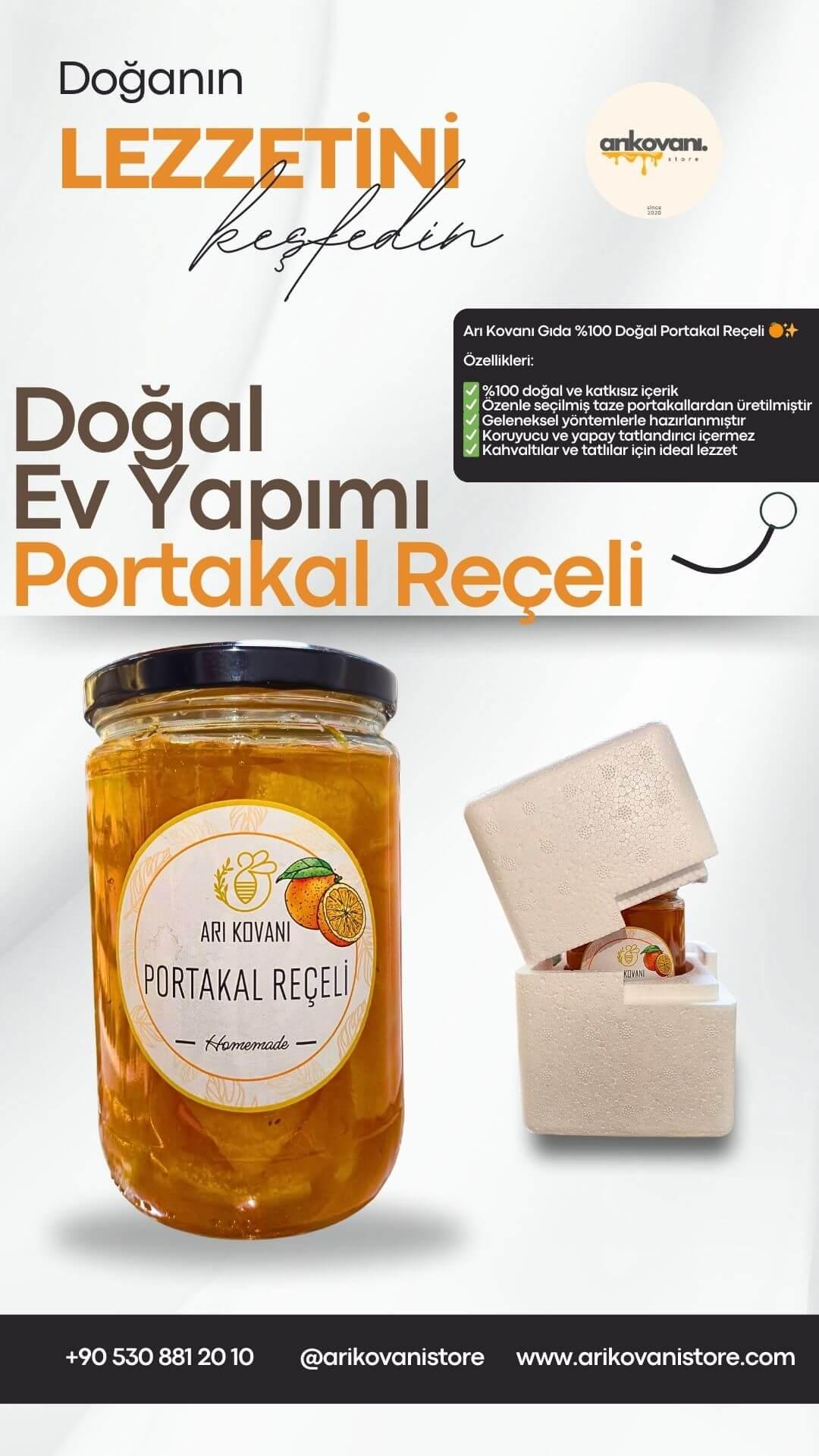 Ev Yapımı Doğal Reçel Çeşitleri (900gr) - arikovanistore