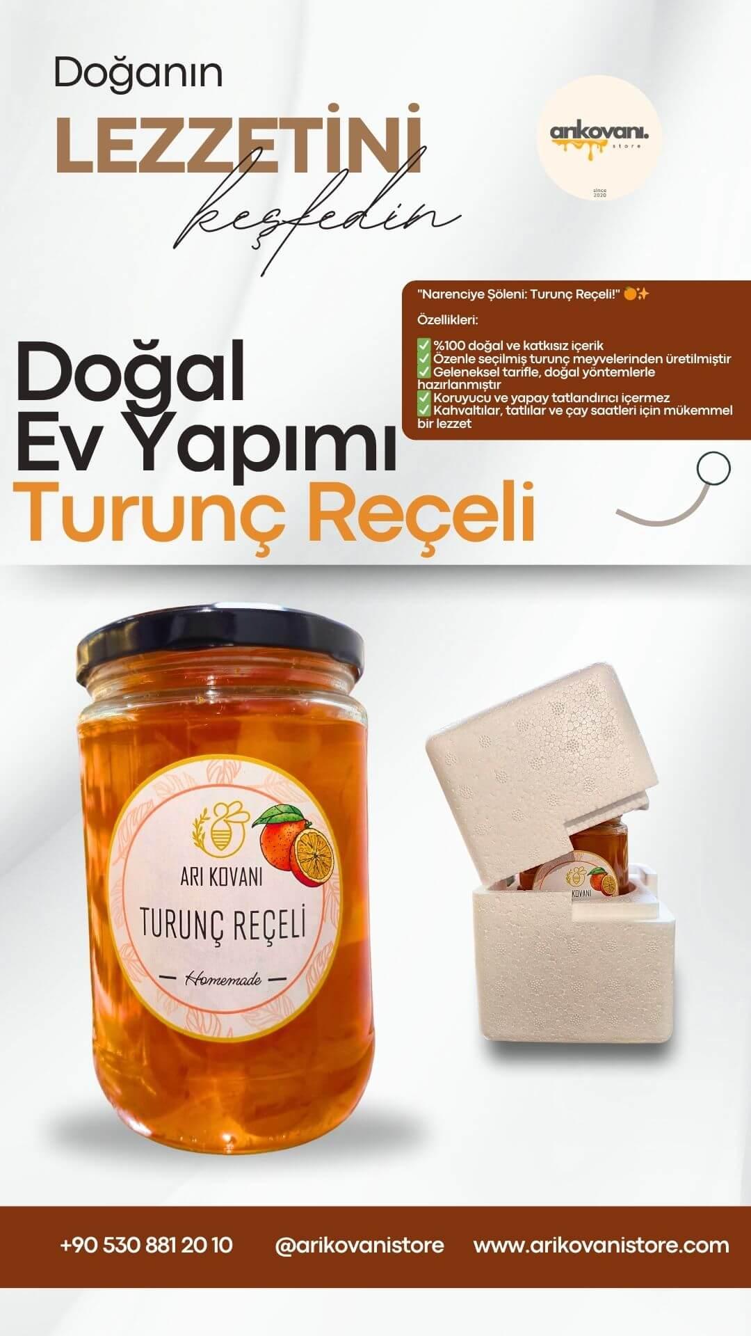Ev Yapımı Doğal Reçel Çeşitleri (900gr) - arikovanistore