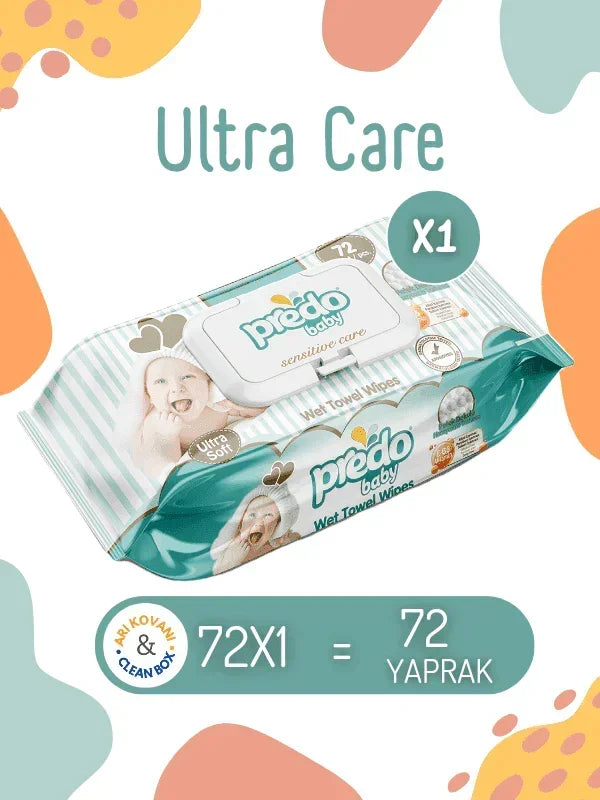 Ultra Soft Islak Havlu Mendil (72 Yaprak) - arikovanistore
