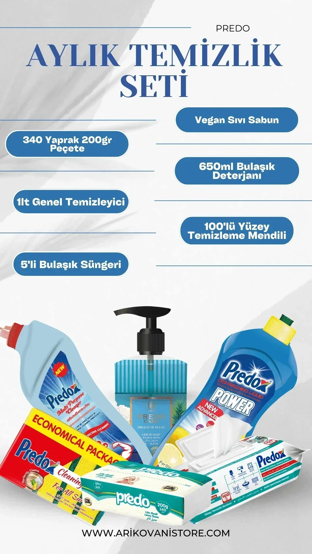 Aylık Temizlik Paketi - arikovanistore