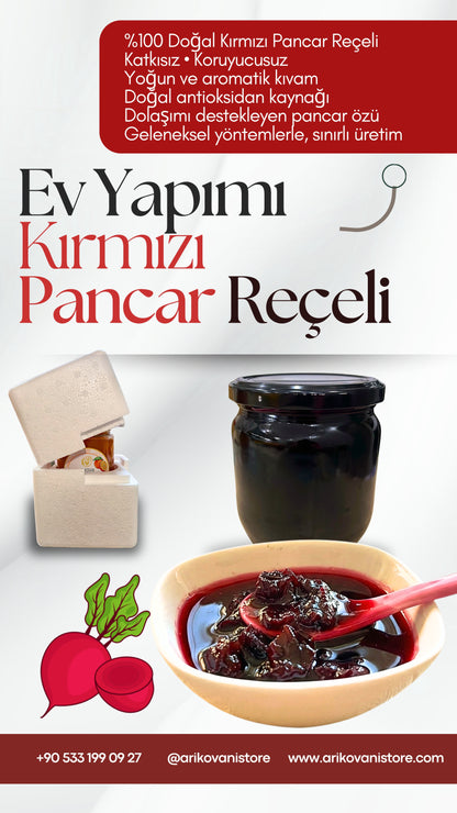 Ev Yapımı Doğal Reçel Çeşitleri (Brüt 675Gr)